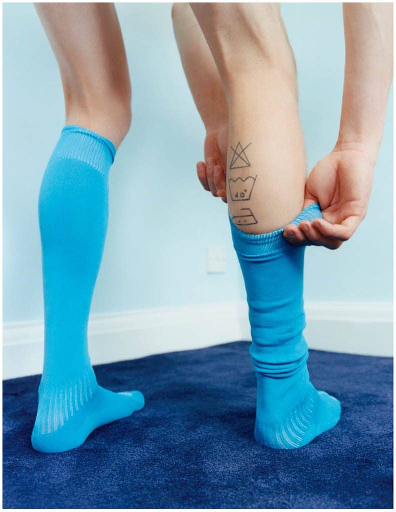 Illustration - Boy in Socks, 2017 © Coco Capitán, courtesy of the artist